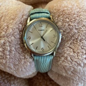 Vintage Timex Wrist watch baby blue